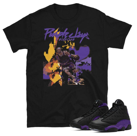 Retro 13 court purple shirt - Streetlocker205