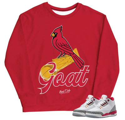 Retro 3 cardinal red sweat shirt - Streetlocker205