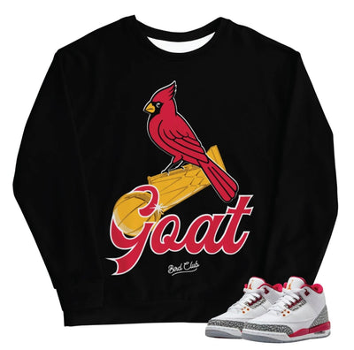 Retro 3 cardinal red sweat shirt - Streetlocker205